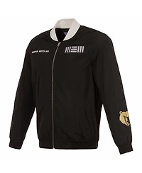 Jh Design Men's Black Memphis Grizzlies 2023/24 City Edition Nylon Full-Zip Bomber Jacket
