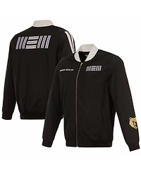 Jh Design Men's Black Memphis Grizzlies 2023/24 City Edition Nylon Full-Zip Bomber Jacket