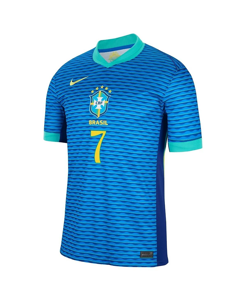 Nike Men's Vini Jr. Blue Brazil National Team 2024 Away Replica Jersey