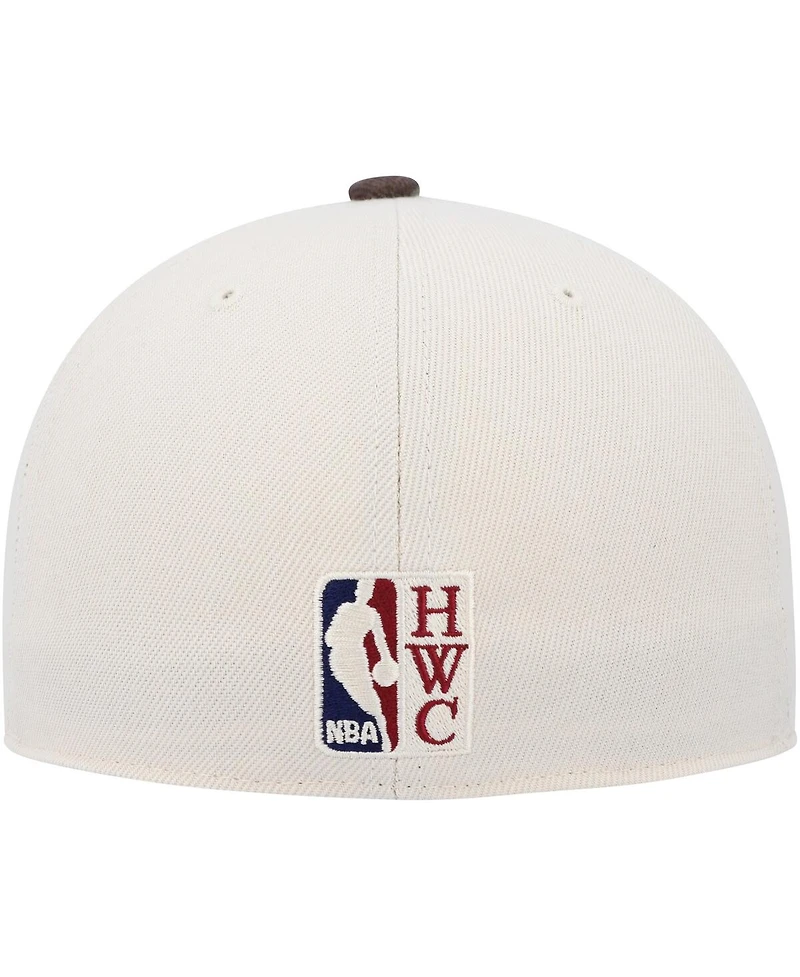 Mitchell & Ness Men's Cream/Camo New Jersey Nets Hardwood Classics 35th Anniversary Off White Camo Fitted Hat