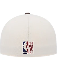 Mitchell & Ness Men's Cream/Camo New Jersey Nets Hardwood Classics 35th Anniversary Off White Camo Fitted Hat