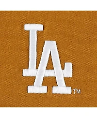 Dunbrooke Men's Tan Los Angeles Dodgers Journey Tri-Blend Full-Zip Jacket