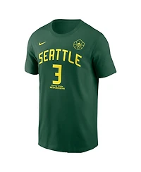 Nike Men's and Women's Nneka Ogwumike Green Seattle Storm Explorer Edition Name Number T-Shirt
