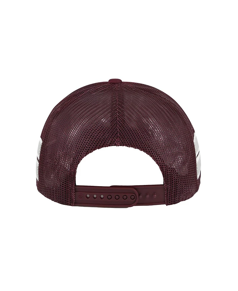 '47 Brand Men's Maroon Mississippi State Bulldogs Sideband Trucker Adjustable Hat