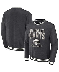 Darius Rucker Collection by Fanatics Men's Heather Charcoal San Francisco Giants Vintage-like Pullover Sweatshirt