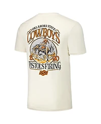 Image One Men's and Women's Natural Oklahoma State Cowboys Hyper Local Western Poster T-Shirt