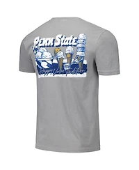 Image One Men's and Women's Gray Penn State Nittany Lions Hyper Local Creamery Checkerboard T-Shirt