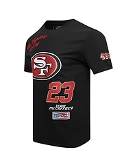 Pro Standard Men's Christian McCaffrey Black San Francisco 49ers Fast Lane Name Number Player T-Shirt