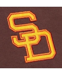 Mitchell & Ness Men's Tony Gwynn Brown San Diego Padres Cooperstown Collection Heavyweight Premium Player vintage-like Logo T-Shirt