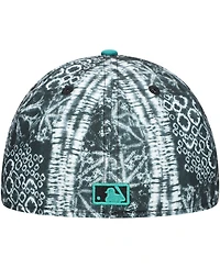 New Era Men's Black Seattle Mariners Sands 59FIFTY Fitted Hat