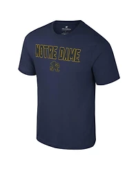 Colosseum Men's Navy Notre Dame Fighting Irish Color Pop Active Blend T-Shirt