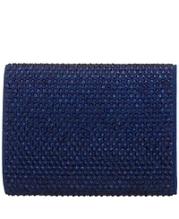 Nina Large Crystal Encrusted Flap Crossbody Bag