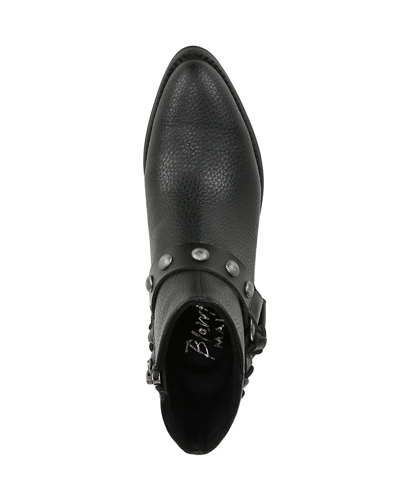 Blowfish Malibu Women's Road Trip Almond Toe Block Heel Booties