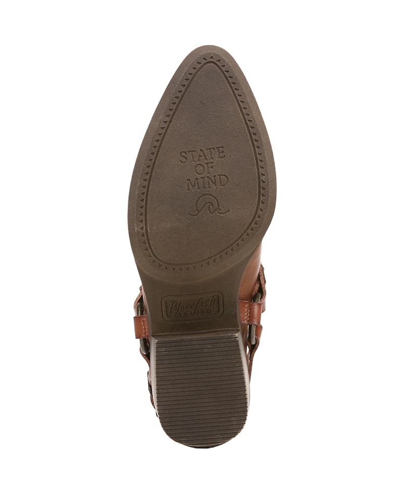 Blowfish Malibu Women's Robin Pointed Toe Block Heel Mules