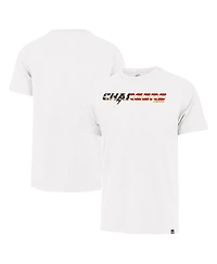 '47 Brand Men's White Los Angeles Chargers Flag Script Franklin T-Shirt