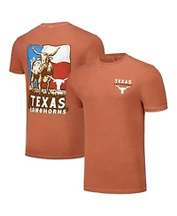 Image One Texas Orange Men's and Women's Longhorns Hyper Local Longhorn Flag T-Shirt