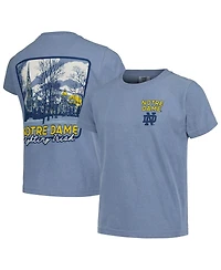 Image One Big Boys and Girls Blue Notre Dame Fighting Irish Hyperlocal Comfort Colors T-Shirt