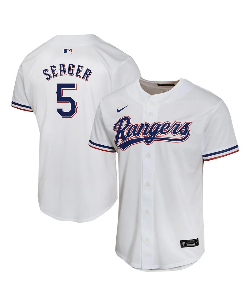 Nike Big Boys and Girls Corey Seager White Texas Rangers Home Game Player Jersey