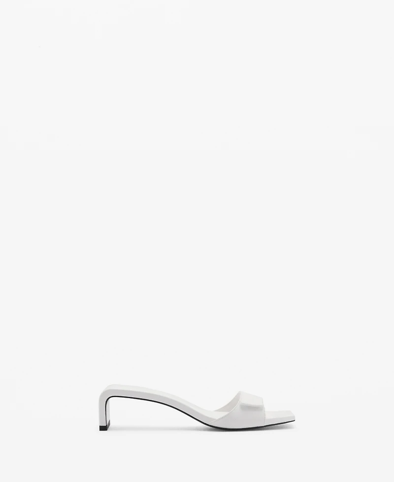 Mango Women's Heel Leather Sandals