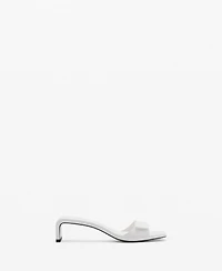 Mango Women's Heel Leather Sandals