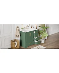 Streamdale 36" Traditional Bathroom Vanity with Resin Sink