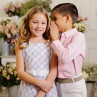 Hope & Henry Toddler Girls Sleeveless Special Occasion Party Dress with Cross Back Detail
