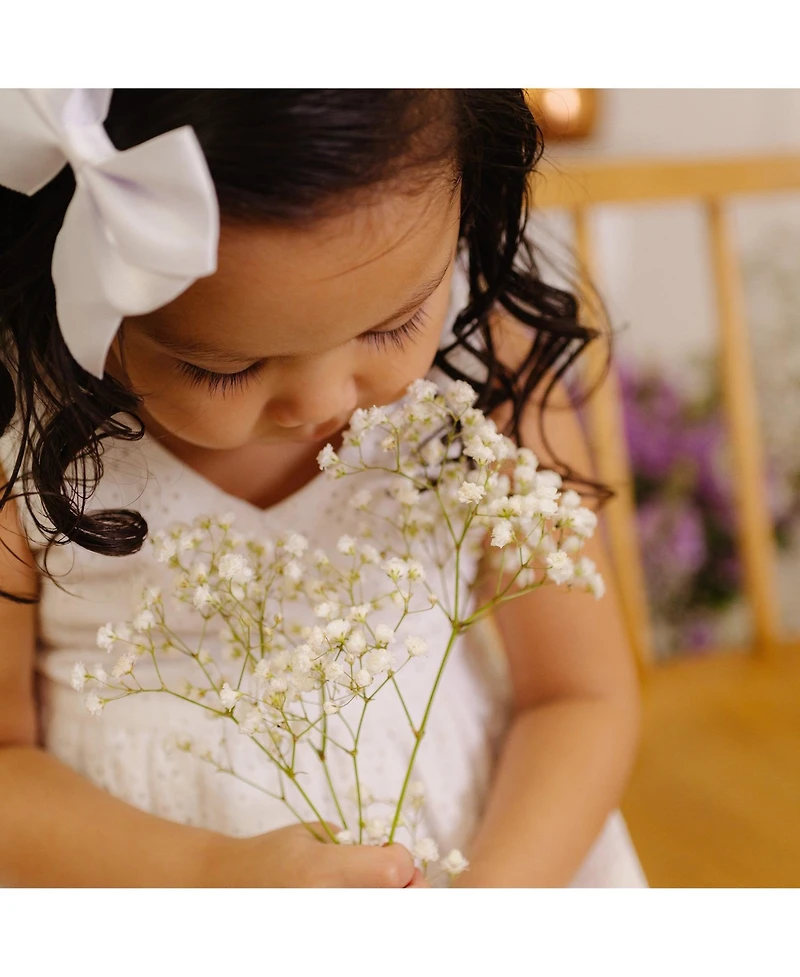 Hope & Henry Toddler Girls Sleeveless Bow Shoulder Swing Dress