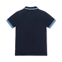 Hope & Henry Boys Short Sleeve Knit Pique Polo Shirt