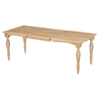 Streamdale Vintage Extendable Dining Table with Removable Leaf
