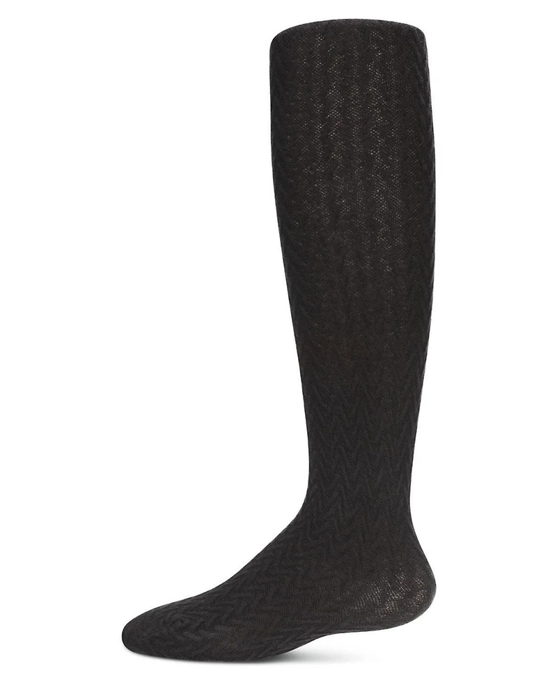 Girls' Arrow Opaque Cotton Tights