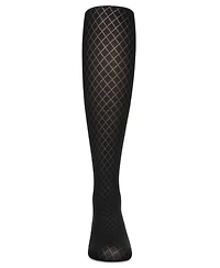 MeMoi Girls Diamond Semi Opaque Nylon Tights
