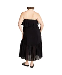 City Chic Plus Pia Maxi Dress