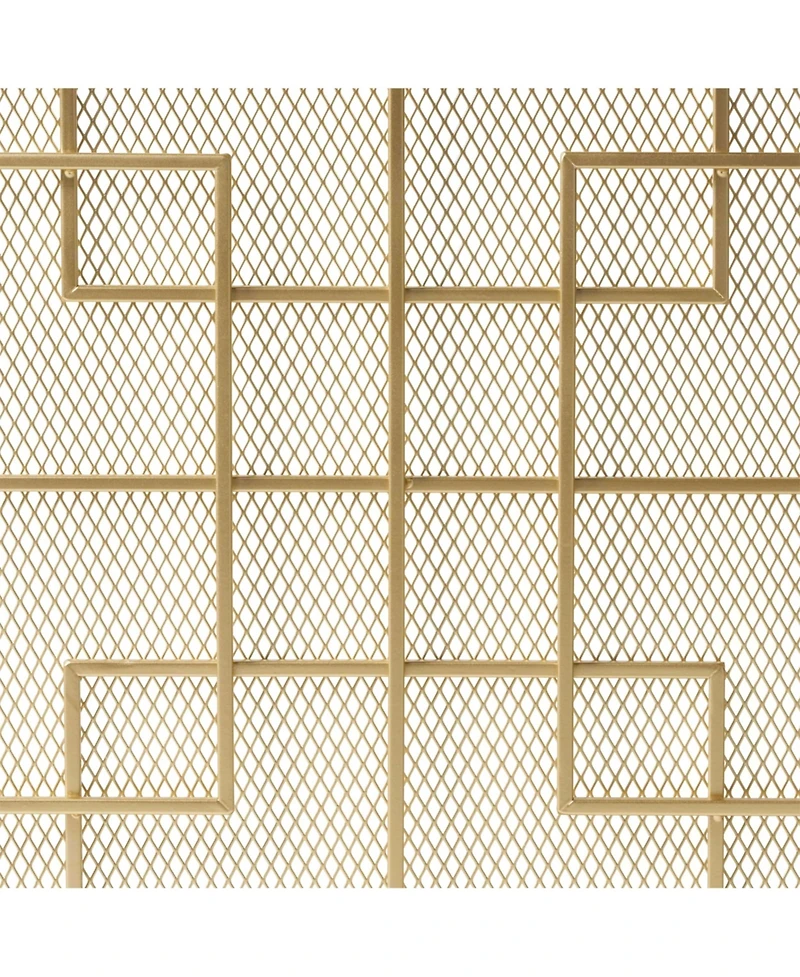 Streamdale Dorothy Modern Single Panel Iron Fireplace Screen