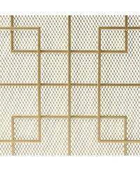 Streamdale Dorothy Modern Single Panel Iron Fireplace Screen