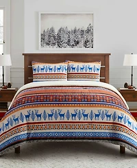 Closeout! Stratford Park Noelle Sherpa 3-Pc. Comforter Set, King