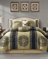 Stratford Park Myhand Medallion 7-Pc. Comforter Set, California King