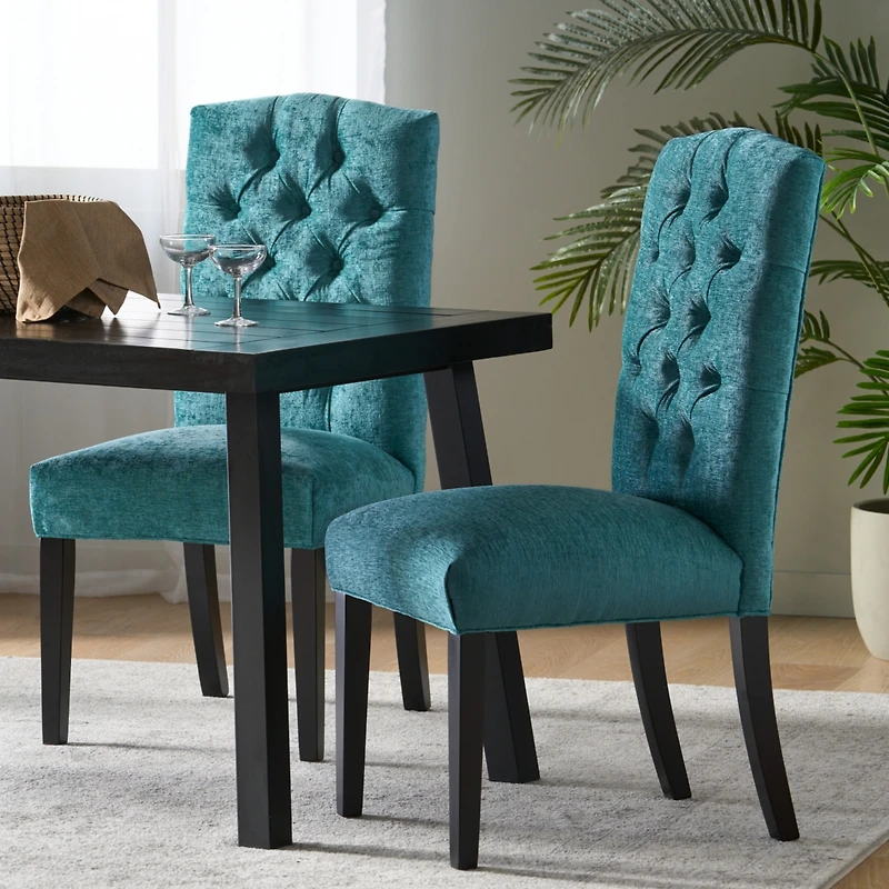 Streamdale Modern Upholstered Dining Chairs (2)