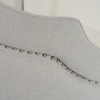 Simplie Fun Broxton Adjustable Upholstered Headboard