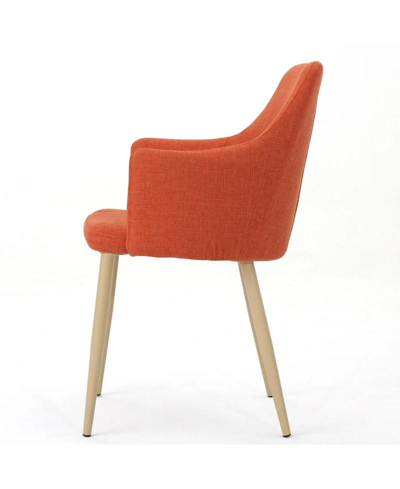 Streamdale Furniture Modern Twist Dining Chair With Contoured Comfort