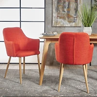 Streamdale Furniture Modern Twist Dining Chair With Contoured Comfort