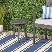 Streamdale Marina Acacia Wood Tripod Side Table