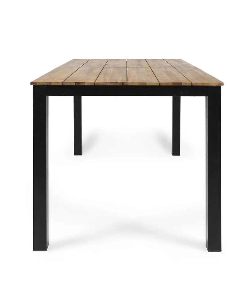 Streamdale Lisa 70" Acacia Wood Slatted Outdoor Dining Table
