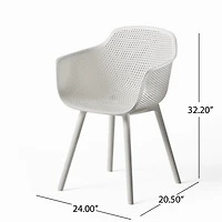 Streamdale Furniture Outdoor Dining Chair Set - Weather Resistant & Stylish