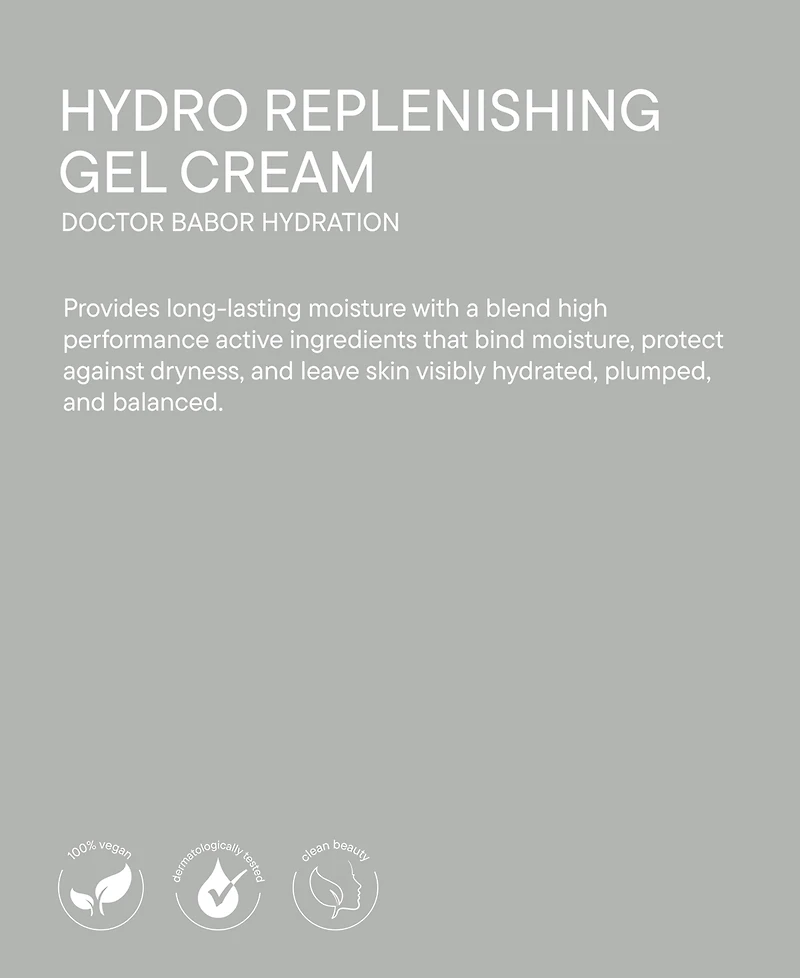 Babor Hydro Replenishing Gel Cream, 1.69 oz.