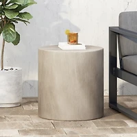 Streamdale Regina Concrete Cylindrical Side Table