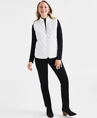 Style & Co Petite Quilted Vest, Created for Macy's