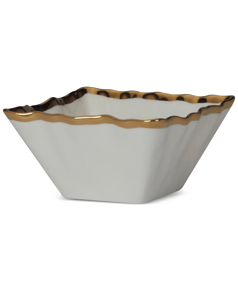 Certified International Regency Square Snack Bowls, Set of 4