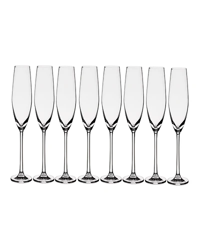 Anchor Hocking Champagne Flutes Glasses - 7.25 oz., Set of 8