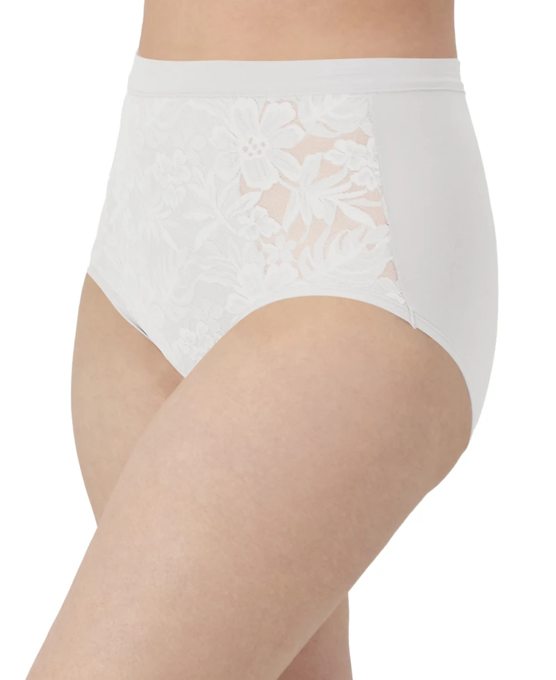 Bali Women's Breathe Lace High-Rise Brief Underwear Dfclbf
