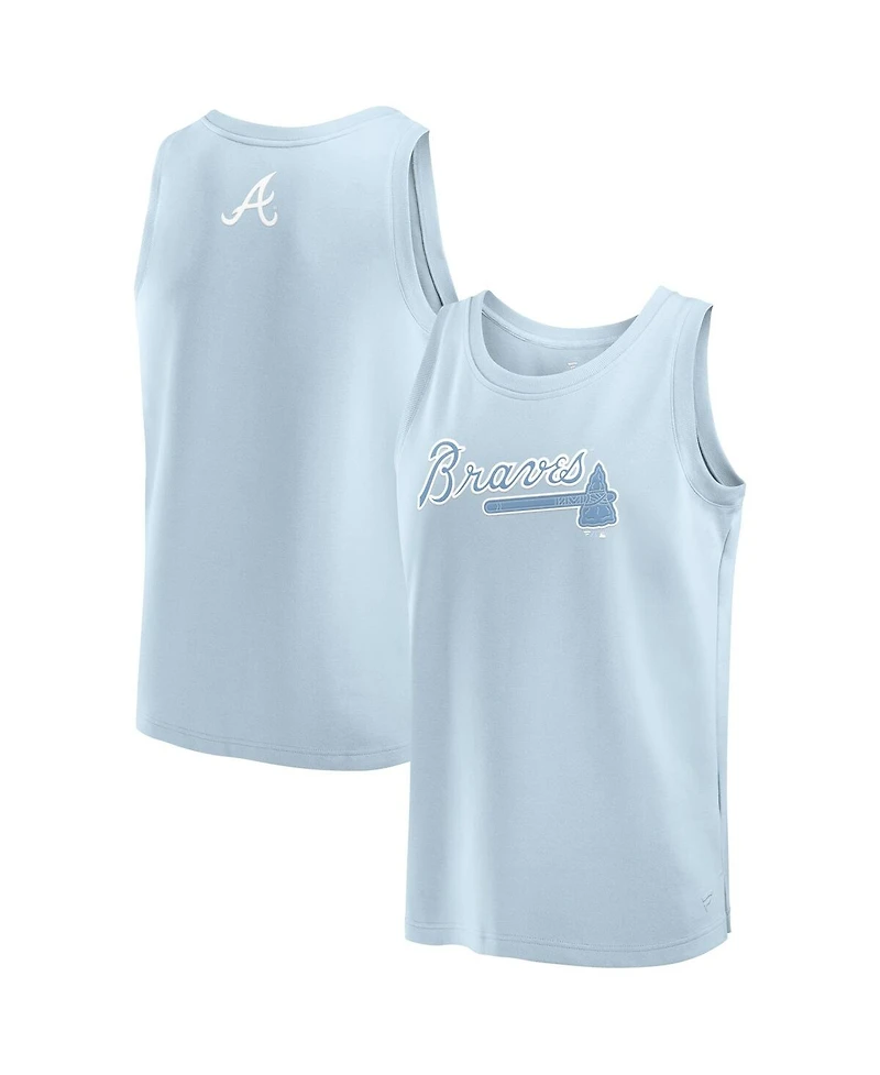 Fanatics Men's Light Blue Atlanta Braves Elements Tank Top
